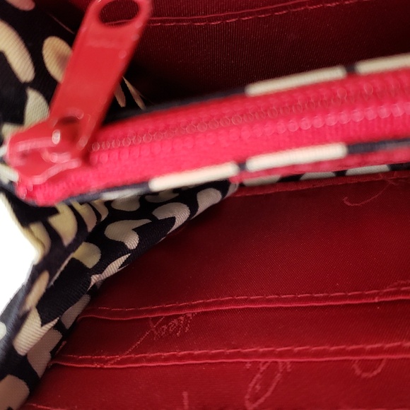 Vera Bradley Accordion Wallet Red - Picture 6 of 10